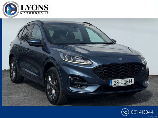 Ford Kuga SUV, Petrol Plug-in Hybrid, 2023, Blue