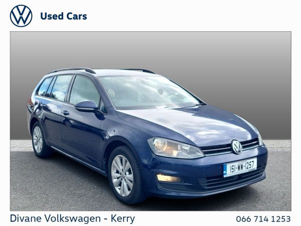 Volkswagen Golf Estate, Diesel, 2015, Blue