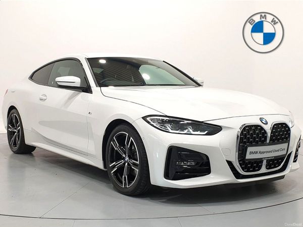 BMW 4-Series Coupe, Diesel Hybrid, 2021, White