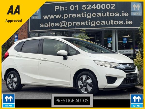 Honda Fit Hatchback, Petrol Hybrid, 2014, White