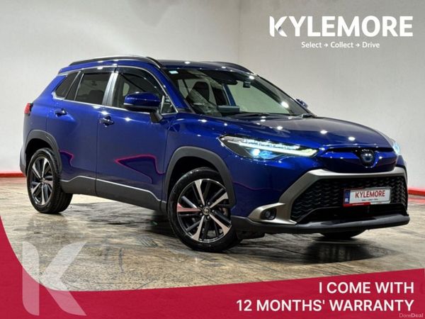 Toyota Corolla Cross SUV, Petrol Hybrid, 2023, Blue