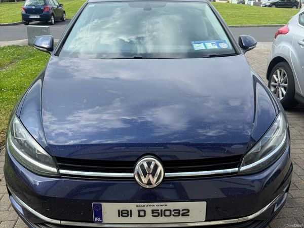Volkswagen Golf Hatchback, Diesel, 2018, Blue
