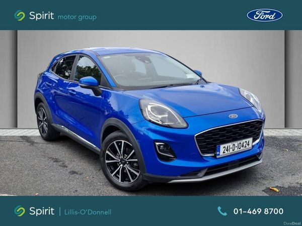 Ford Puma MPV, Petrol Hybrid, 2024, Blue