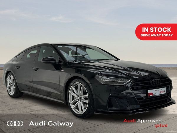 Audi A7 Hatchback, Petrol Hybrid, 2021, Black
