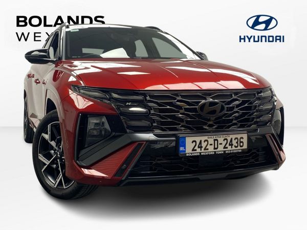 Hyundai Tucson SUV, Petrol Plug-in Hybrid, 2024, Red