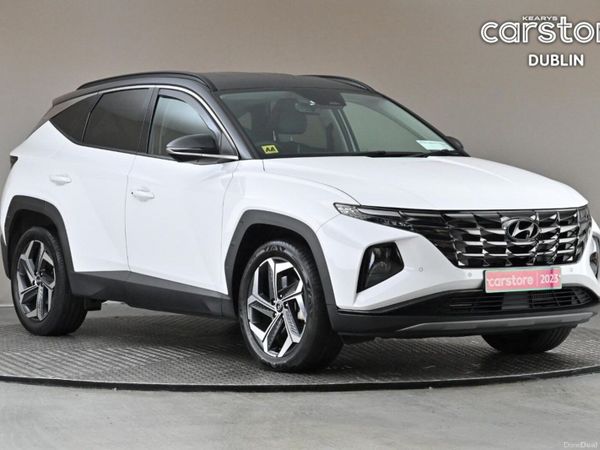 Hyundai Tucson SUV, Petrol Hybrid, 2023, White