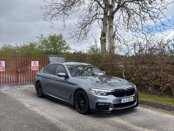 BMW 5-Series Saloon, Diesel, 2018, Blue