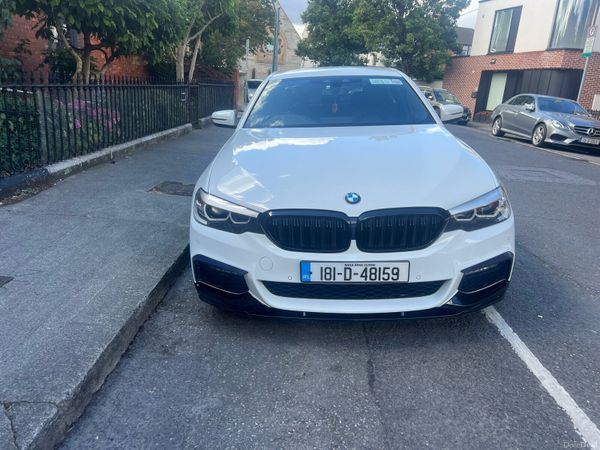 BMW 5-Series Saloon, Petrol, 2018, White