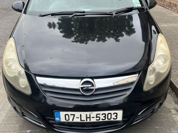 Opel Corsa Hatchback, Petrol, 2007, Black