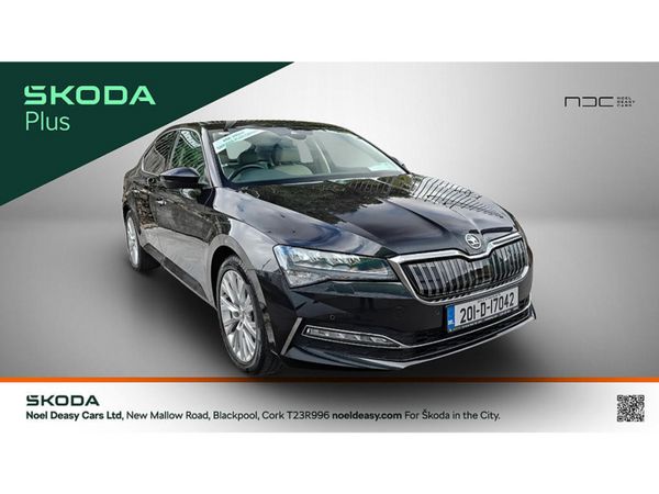 Skoda Superb Saloon, Petrol Plug-in Hybrid, 2020, Black