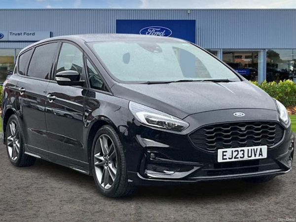 Ford S-Max MPV, Petrol Hybrid, 2023, Black
