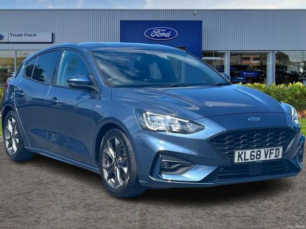 Ford Focus Hatchback, Petrol, 2019, Blue