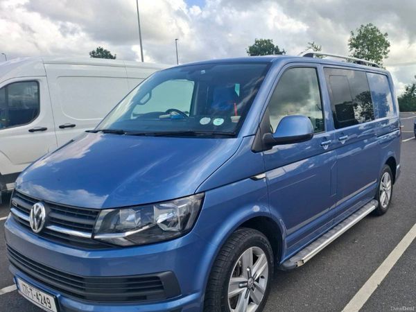Volkswagen Transporter Van With Side Windows, Diesel, 2017, Blue