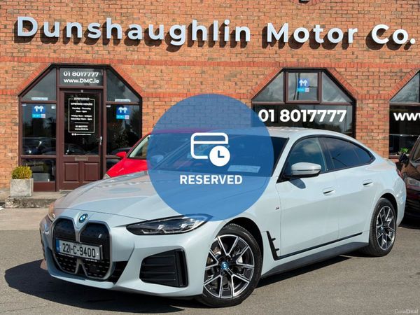 BMW i4 Saloon, Electric, 2022, Grey