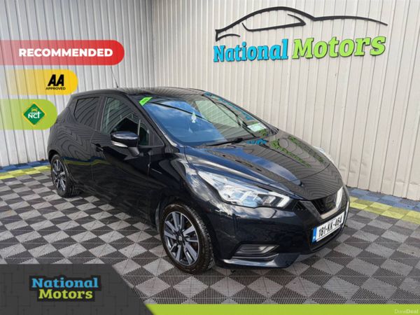 Nissan Micra Hatchback, Petrol, 2018, Black