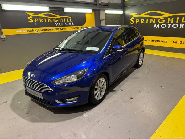 Ford Focus Hatchback, Diesel, 2017, Blue