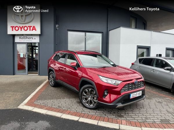 Toyota RAV4 SUV, Petrol Hybrid, 2022, Red