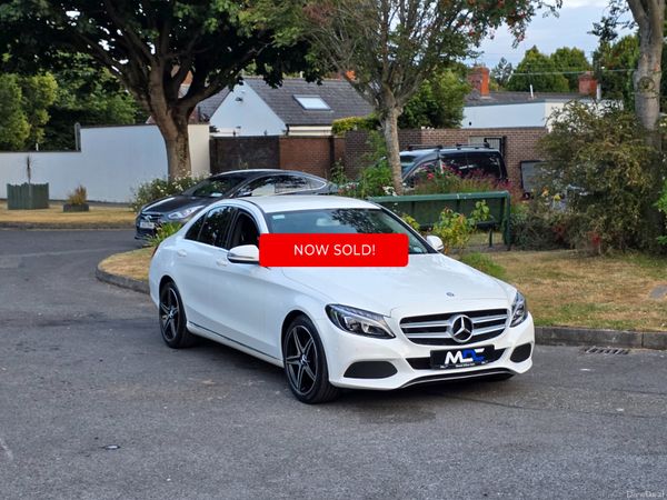 Mercedes-Benz C-Class Saloon, Petrol, 2015, White
