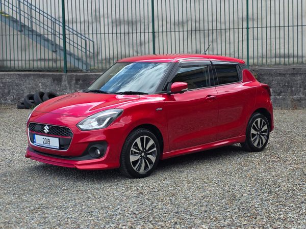 Suzuki Swift Hatchback, Petrol Hybrid, 2019, Red