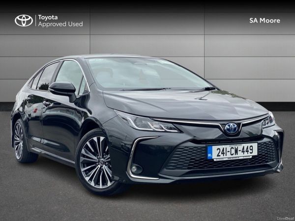 Toyota Corolla Saloon, Petrol Hybrid, 2024, Black