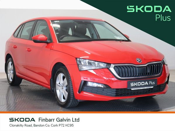 Skoda Scala Hatchback, Petrol, 2021, Red