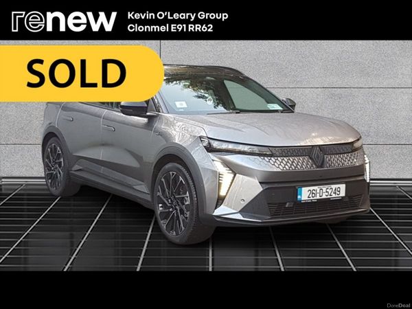 Renault Scenic E-Tech MPV, Electric, 2026, Grey