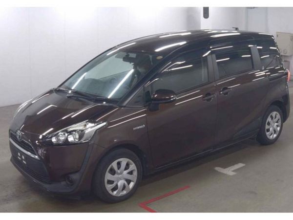 Toyota Sienta MPV, Petrol Hybrid, 2017, Brown