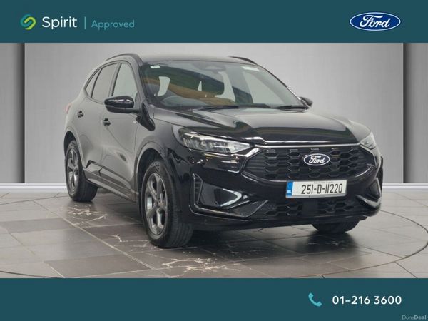 Ford Kuga SUV, Petrol Plug-in Hybrid, 2025, Black