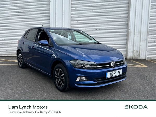 Volkswagen Polo Hatchback, Petrol, 2021, Blue