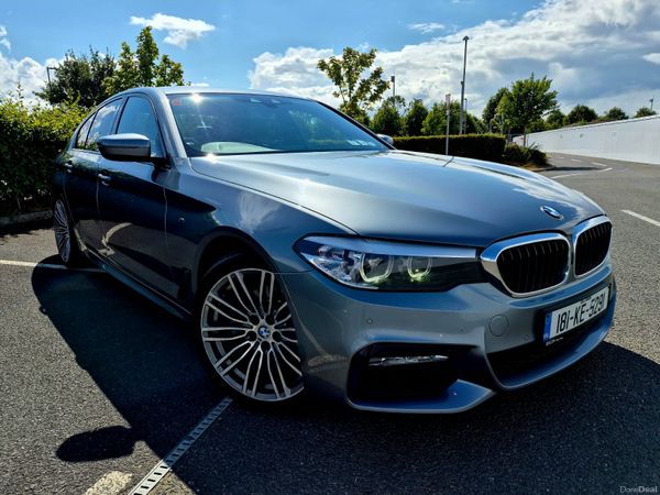 BMW 5-Series Saloon, Diesel, 2018, Blue