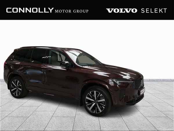 Volvo XC90 SUV, Petrol Plug-in Hybrid, 2026, Red
