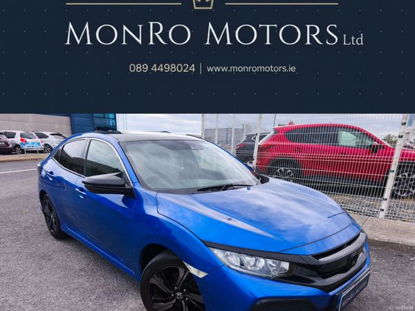 Honda Civic Hatchback, Petrol, 2017, Blue