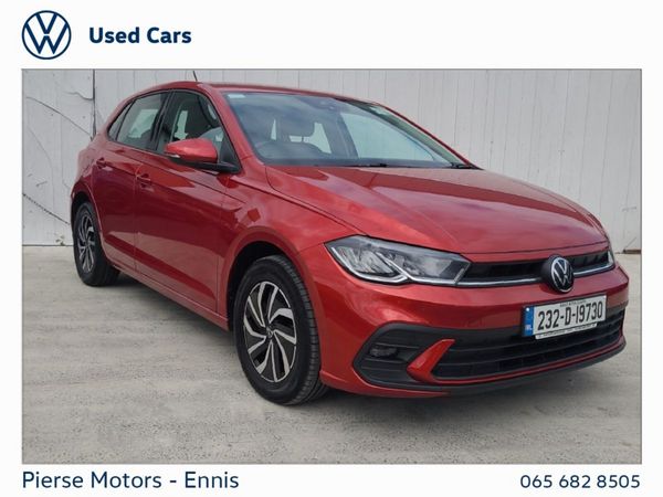 Volkswagen Polo Hatchback, Petrol, 2023, Red