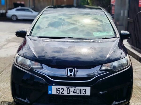Honda Fit Hatchback, Petrol Hybrid, 2015, Black
