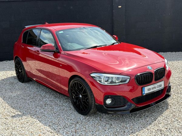 BMW 1-Series Hatchback, Diesel, 2018, Red