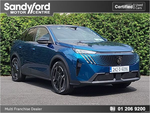 Peugeot 3008 SUV, Electric, 2024, Blue