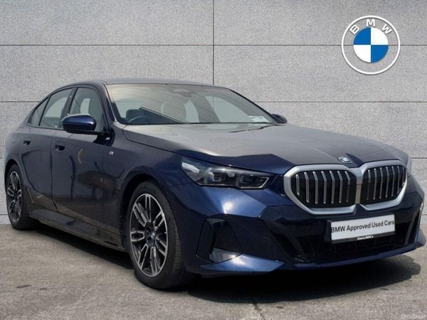 BMW 5-Series Saloon, Petrol Plug-in Hybrid, 2025, Blue