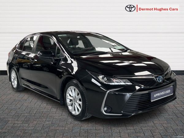 Toyota Corolla Saloon, Petrol Hybrid, 2021, Black