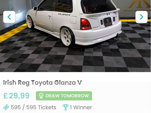 Toyota Starlet Hatchback, Petrol, 1998, White