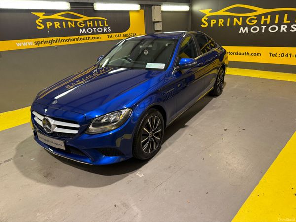 Mercedes-Benz C-Class Saloon, Petrol, 2019, Blue