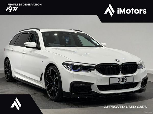 BMW 5-Series Estate, Diesel, 2019, White