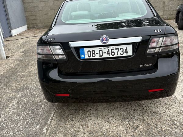 Saab 9-3 Saloon, Ethanol Petrol, 2008, Black