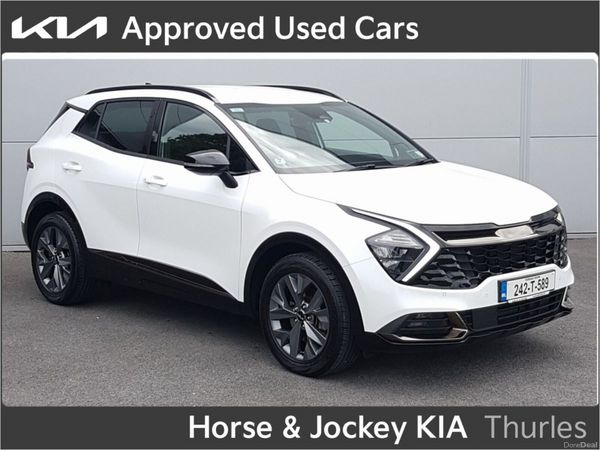 Kia Sportage SUV, Petrol Hybrid, 2024, White