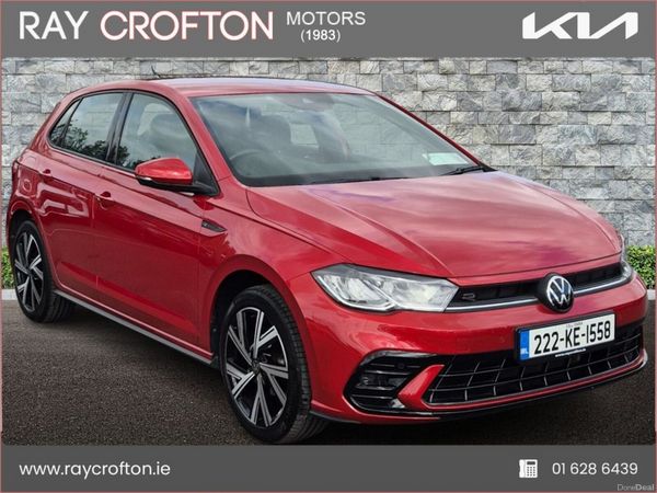 Volkswagen Polo Hatchback, Petrol, 2022, Red