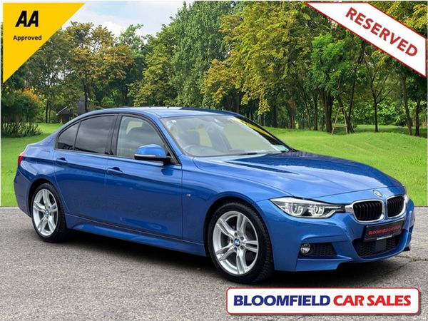 BMW 3-Series Saloon, Petrol, 2017, Blue