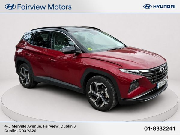 Hyundai Tucson SUV, Petrol Hybrid, 2022, Red