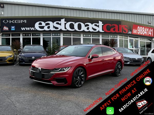 Volkswagen Arteon Saloon, Petrol, 2017, Red