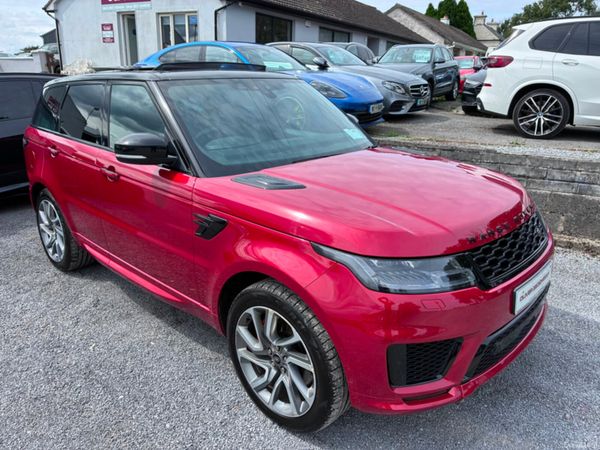 Land Rover Range Rover Sport SUV, Petrol Plug-in Hybrid, 2021, Red