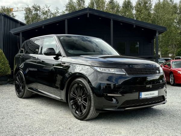 Land Rover Range Rover Sport SUV, Petrol Plug-in Hybrid, 2025, Black