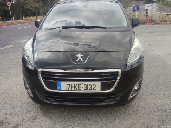 Peugeot 5008 MPV, Diesel, 2017, Black